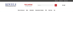 Desktop Screenshot of kovelsonlinestore.com